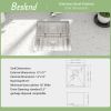 15 Inch Undermount Sink - 15'x17'x10' Undermount Stainless Steel Kitchen Sink 16 Gauge Single Bowl Kitchen Sink 10 Inch Deep Bar/Prep Sink Basin