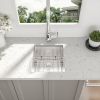 15 Inch Undermount Sink - 15'x17'x10' Undermount Stainless Steel Kitchen Sink 16 Gauge Single Bowl Kitchen Sink 10 Inch Deep Bar/Prep Sink Basin