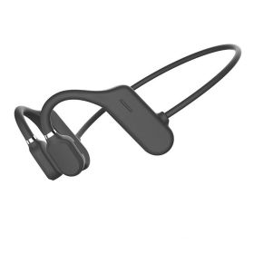 DYY-1 Wireless Sports Bluetooth Earphone Ear Hook Air Bone Conduction Concept (Color: Black)
