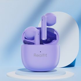 True Wireless Bluetooth Headset High Quality In-ear (Color: Purple)
