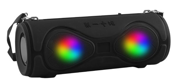 Lantern Multifunctional Bluetooth Speaker Portable Outdoor Strap Mobile Phone Stand Computer Audio (Option: Black-230x84x89mm)