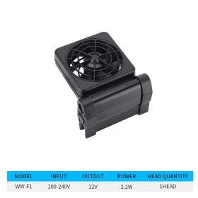 Fish Tank Cooling Fan Cooling Cooling Fan Aquarium Two-Speed Adjustment Wind Speed Grass Tank Shrimp Tank (Option: A-US)