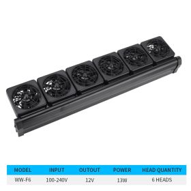 Fish Tank Cooling Fan Cooling Cooling Fan Aquarium Two-Speed Adjustment Wind Speed Grass Tank Shrimp Tank (Option: F-US)