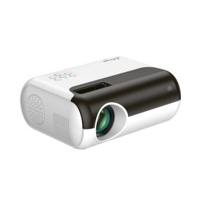 The New Children'S Smart Projector Hd Supports 1080P (Option: Black and white basic version-EU)