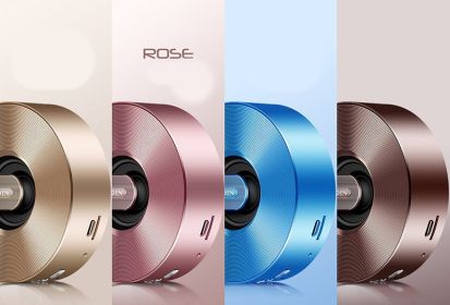 Customized Logo Practical Gift Card Mini Wireless Bluetooth Speaker Subwoofer S1 Card Audio (Option: Pink original-USB)