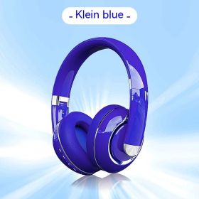 Bluetooth Wireless Headphones With Microphone (Option: Klein Blue)