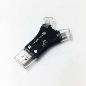 Four in one card reader (size: Black 16GB)