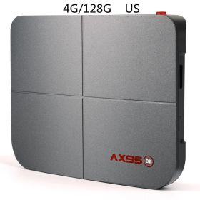 4G/128G dual-band WIFI with Bluetooth 8K TV BOX (Option: 4G 128G-US)