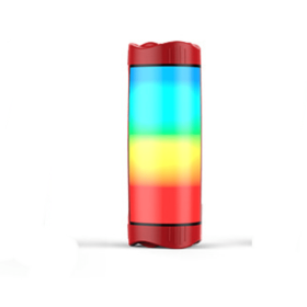 Intelligent 3D Surround Wireless Illuminated Bluetooth Speaker (Option: Red-Without Ai)