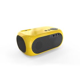 M24 Micro Mini Projector Led Portable Hd 1080p (Option: Gold-UK)