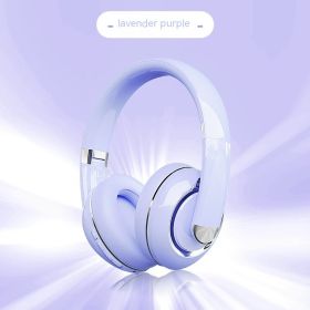 Bluetooth Wireless Headphones With Microphone (Option: Lavender Purple)