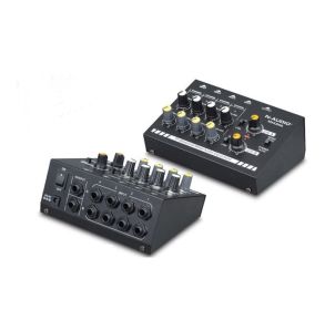 8-channel Mini Mixer Mini Mixer Mixer Stereo Audio Mixer (Option: Black-AU)