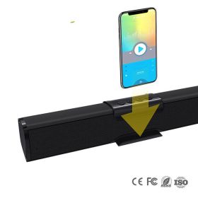 Portable Card Insertion Wireless Bluetooth Speaker (Option: Black-USB)