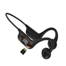 Bluetooth Headset For Bone Conduction (Color: Black)