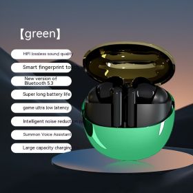 Sports Stereo Noise Reduction Wireless Headset (Option: Y913 Green)