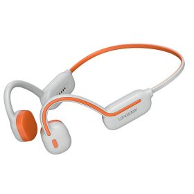 Ipx8 Level Waterproof Swimming Comes With 32G Memory True Wireless Bone Conduction Headset (Color: White)