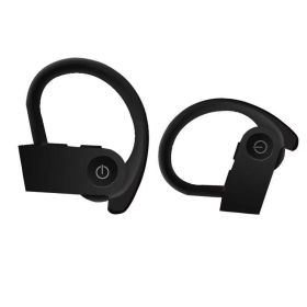 Ear Hook Sport Wireless Headphone (Option: Black Without Warehouse)