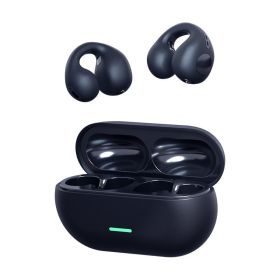 True Wireless Bone Conduction 5.3 Bluetooth Headset (Color: Black)