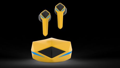 Wireless Bluetooth Headset Noise Reduction (Option: Yellow F3)