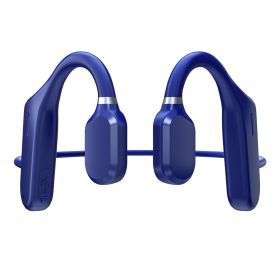 Bone Conduction Wireless Bluetooth Headset (Color: Blue)