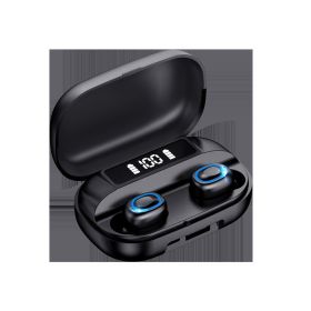 Large Capacity Wireless Bluetooth Headset (Option: T3 S2 Black)
