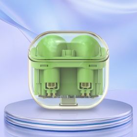 Wireless Bluetooth Ultra-long Life Battery Sleep Headset (Option: Green-With Colorful Packing Box)